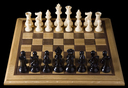 Opening chess position from black side