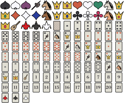 playing card glyphs