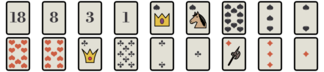 🃲🃨🃣🃡🂮🂬🂪🂣🂢🂺🂹🃝🃘🃒🃑🃋🃃🃁