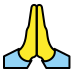 folded hands π